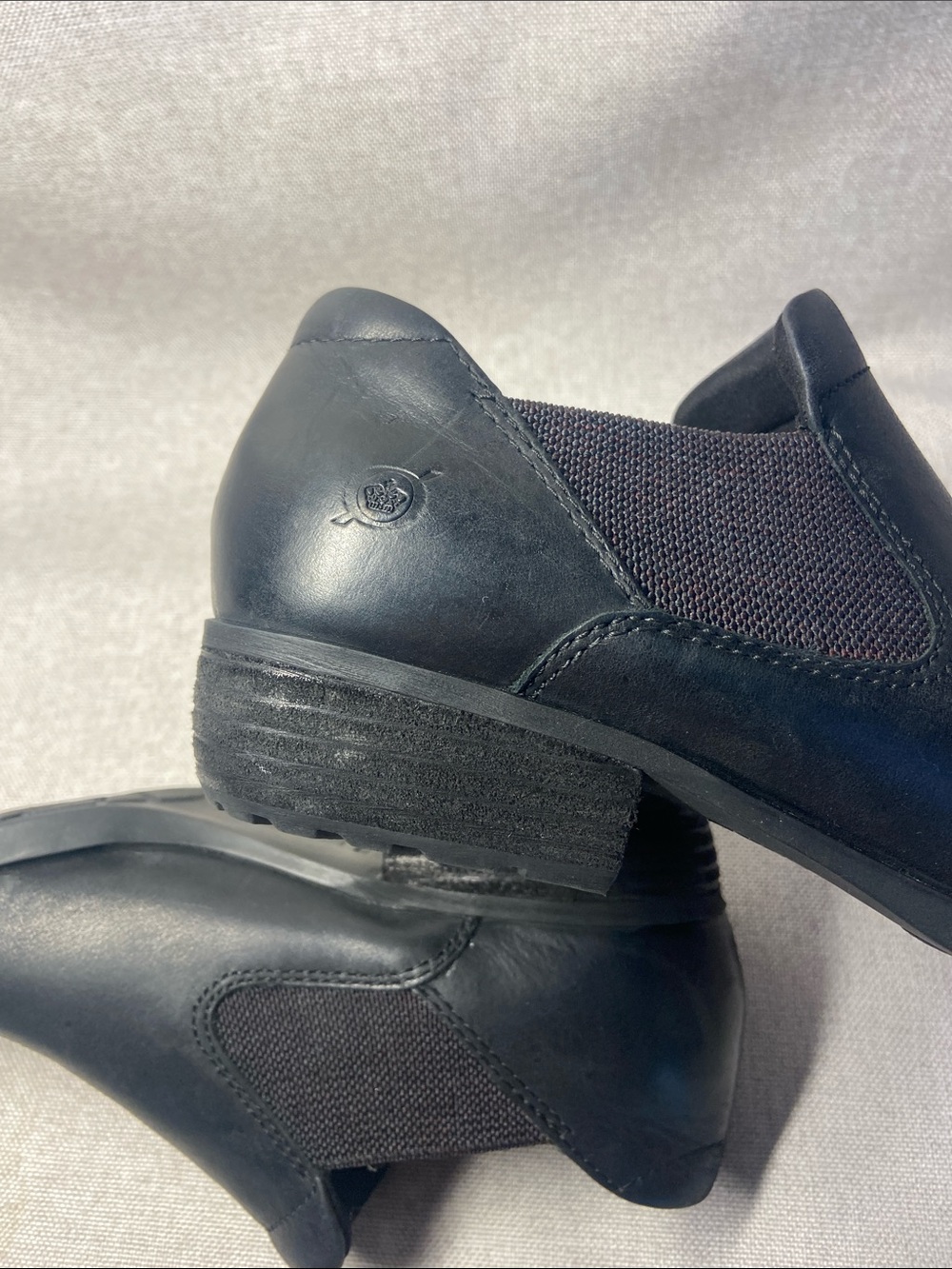 Born Black Leather Slip-On Ankle Shoes
Size 8. - Picture 8 of 9